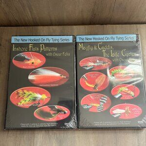 The New Hooked On Fly Tying Series 2-DVD Set with Oscar Feliu - NEW & Sealed